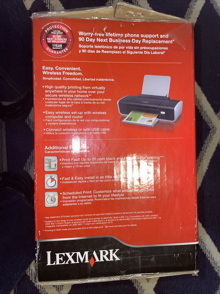 Lexmark Z2420m Wireless Laptop Printer - Image 4 of 4
