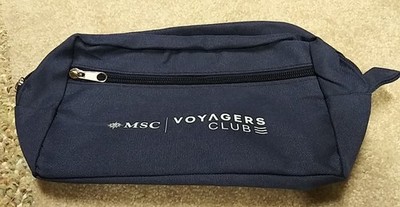 MSC VOYAGERS CLUB TOILETRY BAG NAVY