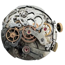 Vintage 35.5mm Brevet Chronograph Men's Wristwatch Movement Landeron 3 Swiss