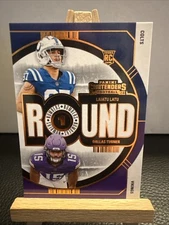 2024 Contenders Football Round 1 Numbers Laiatu Latu & Dallas Turner #5 RC