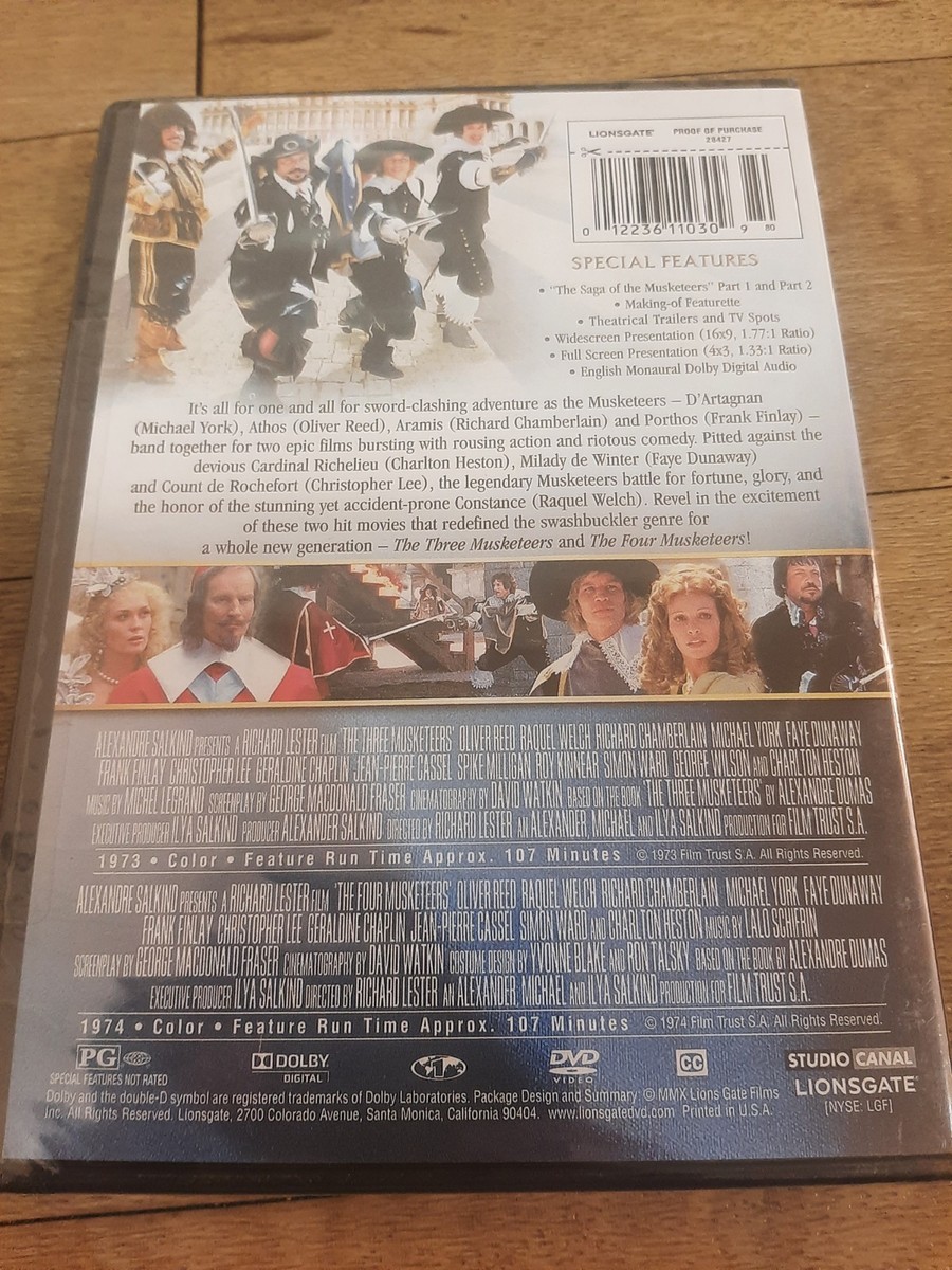 (未使用･未開封品)　The Musketeers - 4-DVD Set [ NON-USA FORMAT PAL Reg.2.4 Import - United Kingdom ] v1yptgt THE FOUR MUSKETEERS DVD R4 RAQUEL WELCH OLIVER REED vgc