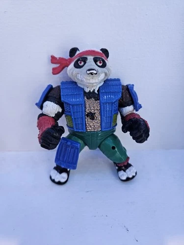 Vintage Teenage Mutant Ninja Turtles Panda Khan / 5" Figure Playmates 1990 TMNT