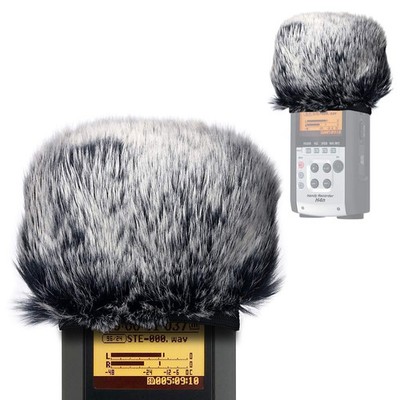 Furry Outdoor Microphone Windscreen Muff for Zoom H4N Pro H2n/H4n 