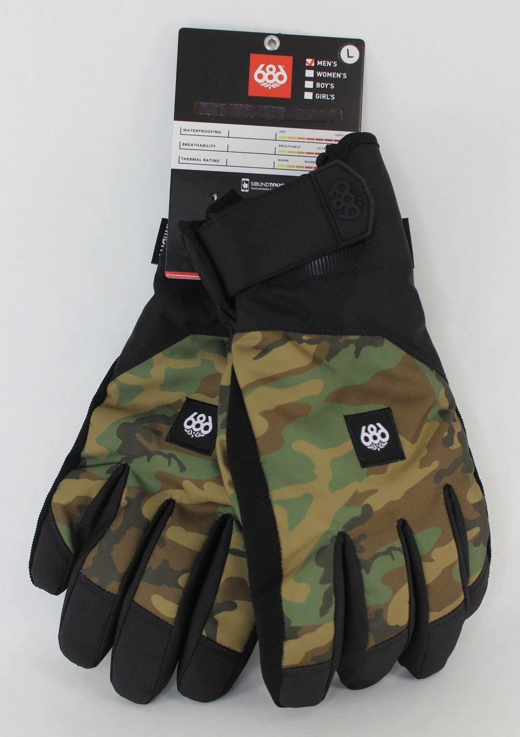 686 Primer Winter Snow Gloves, Men's Large Camo New
Opens in a new window or tab