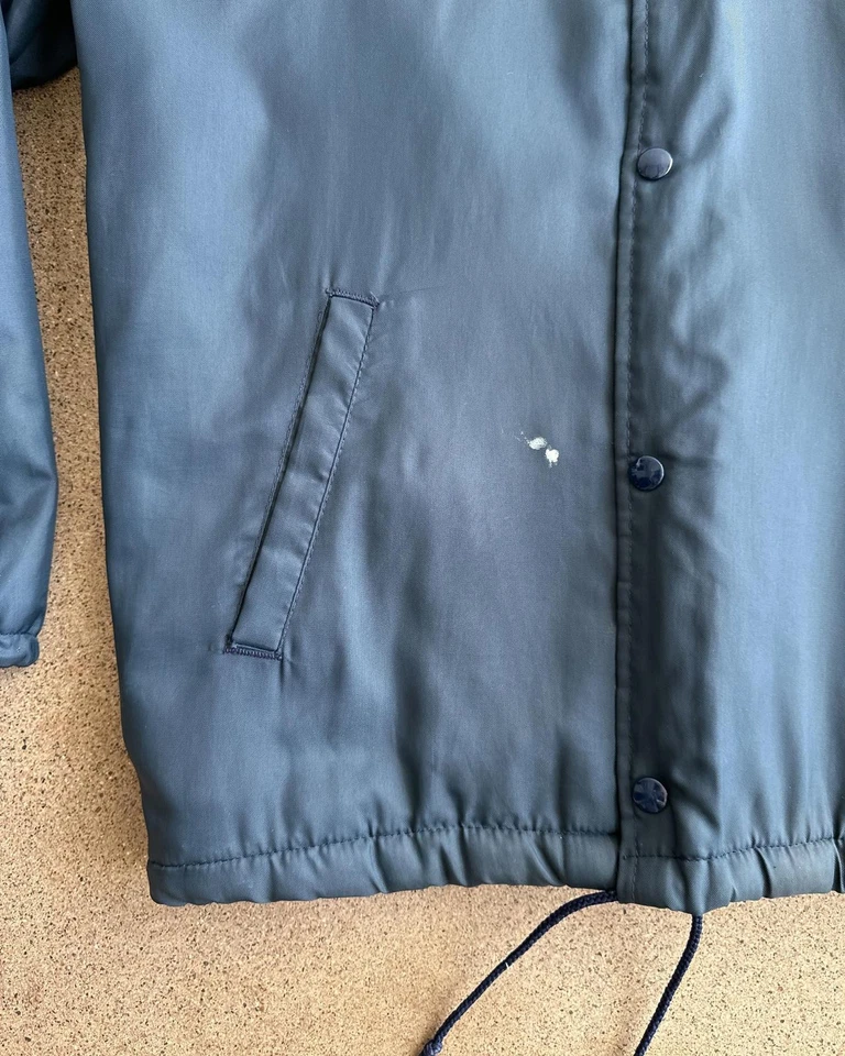 Винтажный 1970-х JC Penney шерпа с подкладкой куртка мужская S ретро ветровка тренер - Изображение 4 из 4
