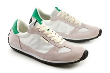 Zara scarpe donna sneakers stile retrò bianco beige 36