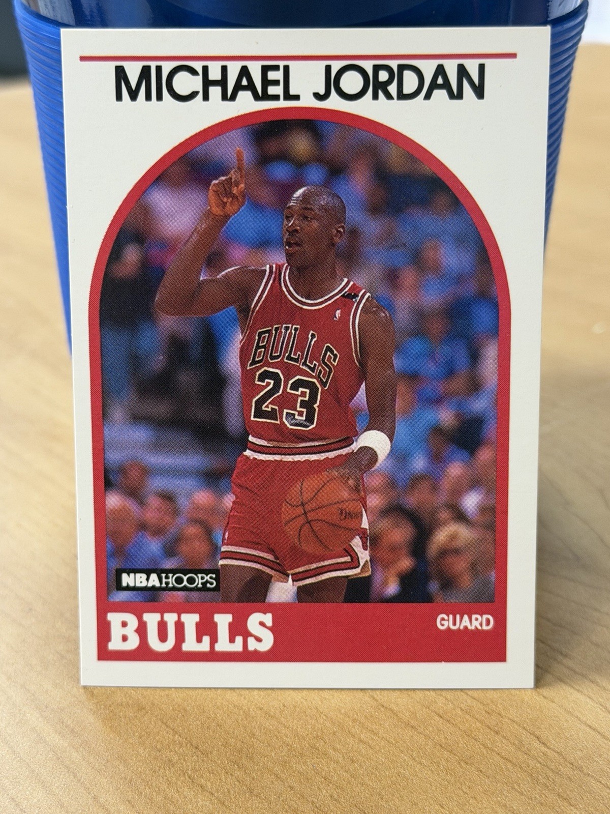 1989-90 NBA Hoops Michael Jordan #200 Base Set Chicago Bulls Basketball NBA