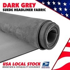 High Quality Dark grey Suede Headliner Fabric Car Interior Roof Liner Upholstery
