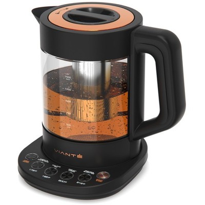 Vianté Electric Kettle With Infuser. No Plastic In Contact With Water. Hot Tea-M