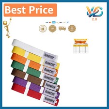 Martial Arts Belt Green 5-Stripe Cotton for Karate, Judo, Taekwondo, Aikido