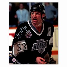 Marty McSorley Autographed Los Angeles Kings Home 8x10 Photo