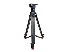 Sachtler Video 20p 100mm Head with Carbon Fiber Legs  Feet  Floor Spreader
