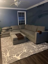 Lovesac 8 Seat Covers & 8 Side Covers Flagstone Brushed Weave | Covers Only