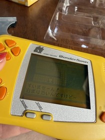 WonderSwan CHOCOBO Console Only SW-001 Bandai Tested Working Japan