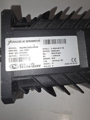 Brushless Servomotor  95UMC300 CARAA  Control Tecnic