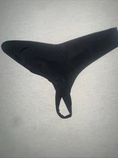 Womens Size Large Black Thong Panties 