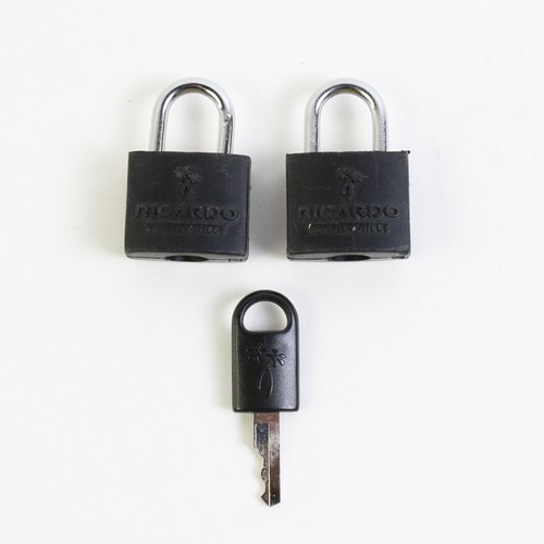 Ricardo Beverly Hills Luggage Locks Set with 2 Locks and Key Used