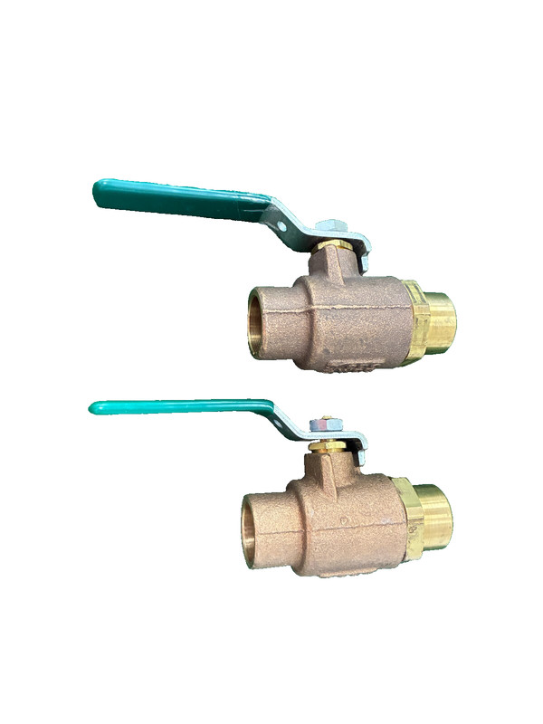 WATTS BRASS REGULATOR BALL VALVE/ Set of 2 / New