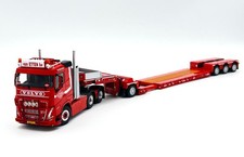 Volvo FH5 sleeper cab 6x4 lowloader trailer "Van Etten" WSI truck models 1:50