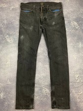 Vivienne Westwood Jeans x Lee W34 L34 Dark Grey Slim Fit Stretch Denim