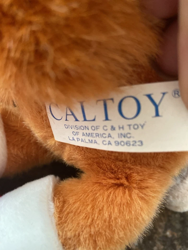 Pelúcia Recheada Vintage 1994 Caltoy SEGA Sonic the Hedgehog Tails the Fox 13" - Imagem 3 de 4