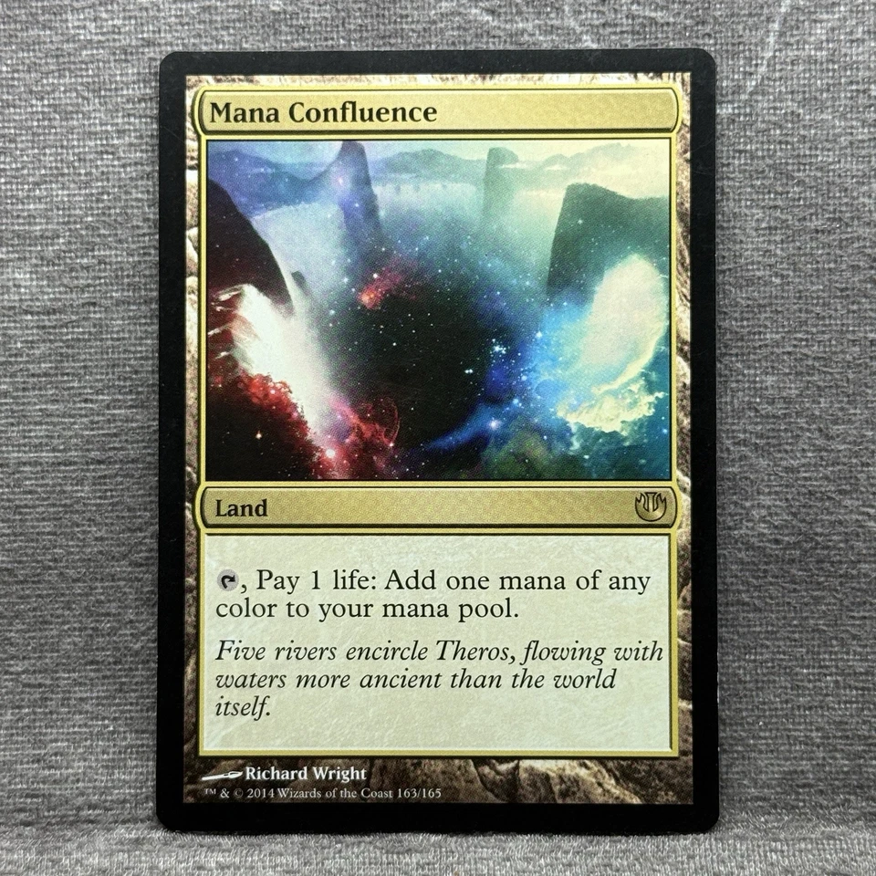 Mana Confluence – Journey Into Nyx (JOU) #163 Non-Foil LP MTG Rare Land - Image 2 of 4