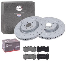 ABS BREMSSCHEIBEN 390mm + BELÄGE VORNE passend für MERCEDES GL GLE GLS M W166