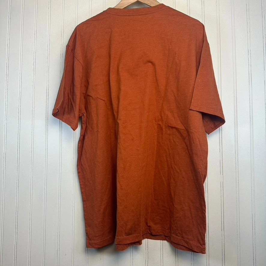 Bass Pro Shops T-Shirt Mens 2XL Long Sleeve Orange Fishing Graphic Tee - Image 2 of 4