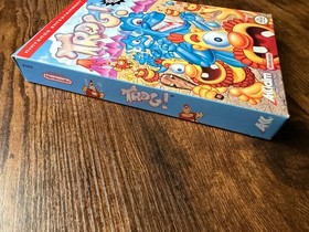oval seal Trog! complete in box nintendo nes game poster factory MINT