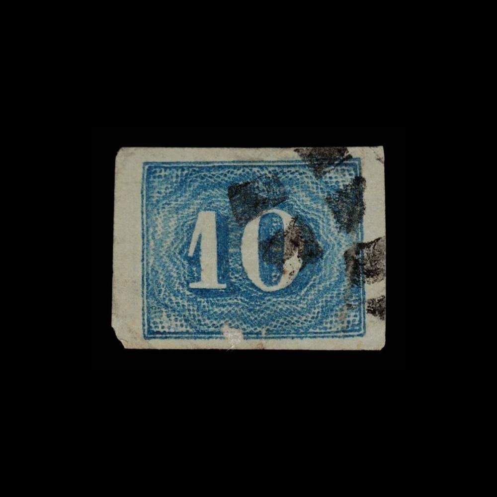 Brazil, Scott 37, $12, Numeral, 1854, used, 113615