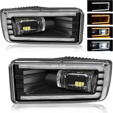 LED Fog Lights Assembly for Chevy 2007-2015 Silverado,2007-2013 Avalanche,2007-2