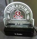 VINTAGE STROH SIGNATURE BEER LIGHT UP COUNTERTOP SIGN  NEW