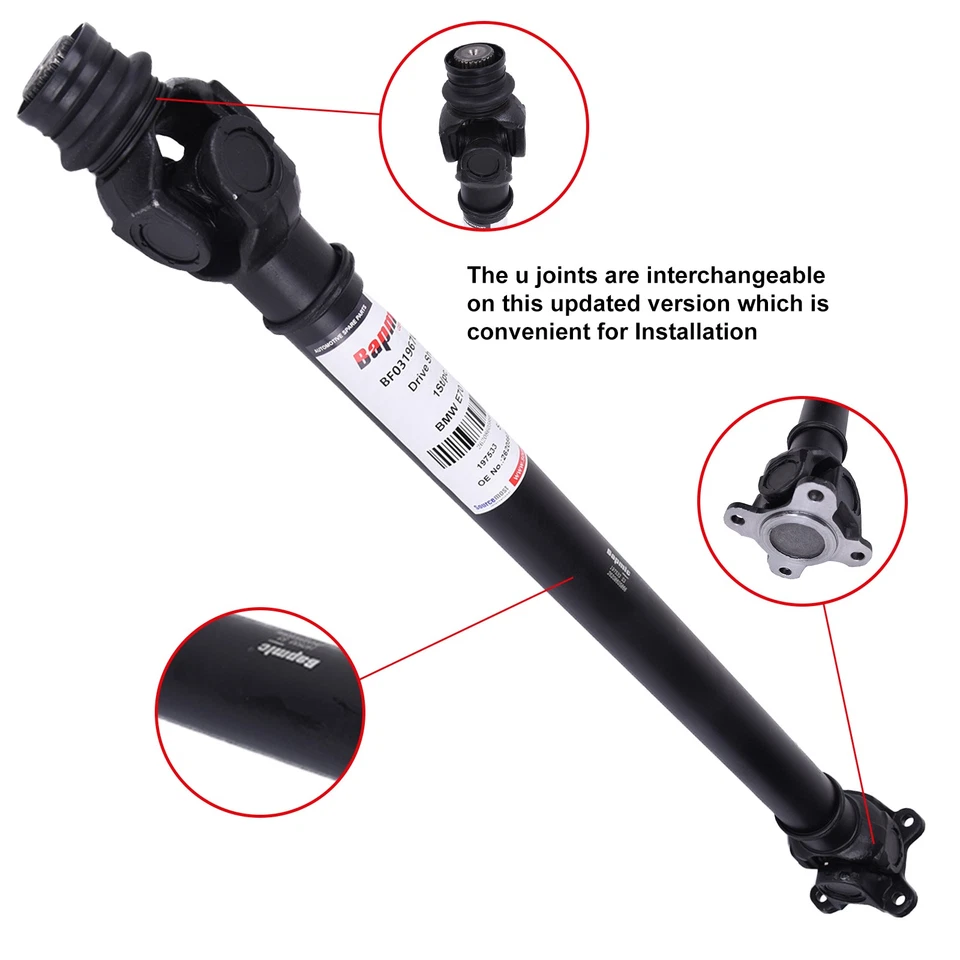 Conjunto de eje de transmisión delantero para BMW X5 X6 2012-2017 AWD 26208605866 Foto 2 de 4