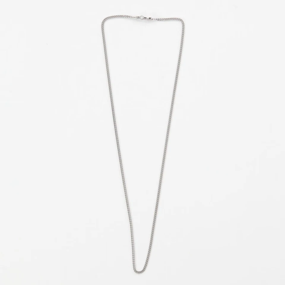 Collar de cadena de plata esterlina 925 fina TOM WOOD para hombre M - 24,5 pulgadas PVP 149 Foto 2 de 4