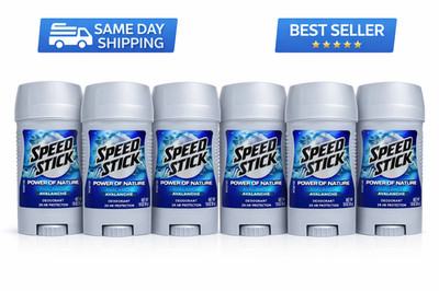 Speed Stick Power of Nature Avalanche Deodorant 1.8oz 24Hr Men Fresh 6 Pack