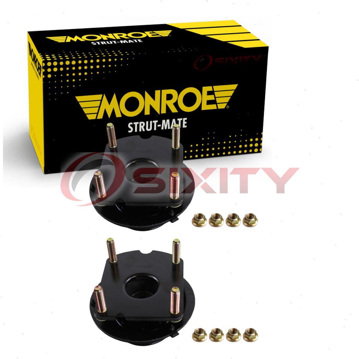 2 pc Monroe Strut-Mate Front Suspension Strut Mounts for 2013 Ford Police ac