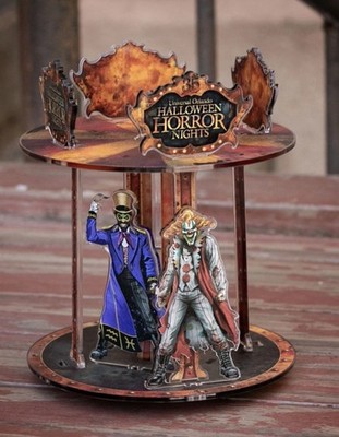 NEW🩸Universal HHN Halloween Horror Nights 2026 Acrylic Carousel