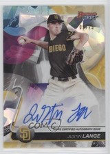 2020 Bowman's Best of Atomic Refractor 9/25 Justin Lange #B20-JLA Auto n0c