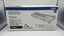 Brother TN-660 TN660 Genuine High Yield Black Toner Cartridge - NEW