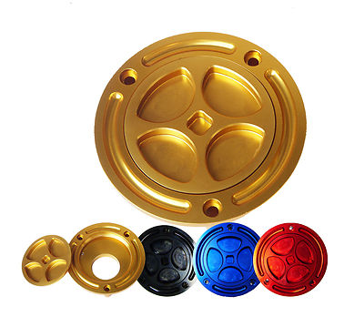 Tankdeckel (TANK CAP) DUCATI aus ERGAL aus voller CNC Farbe BLAU