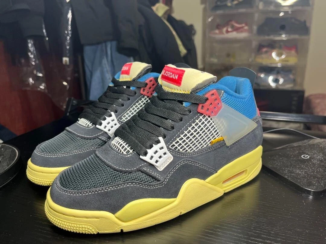 Nike UNION AIR JORDAN 4 RETRO SP DC9533-001 Size 25cm US7 | eBay