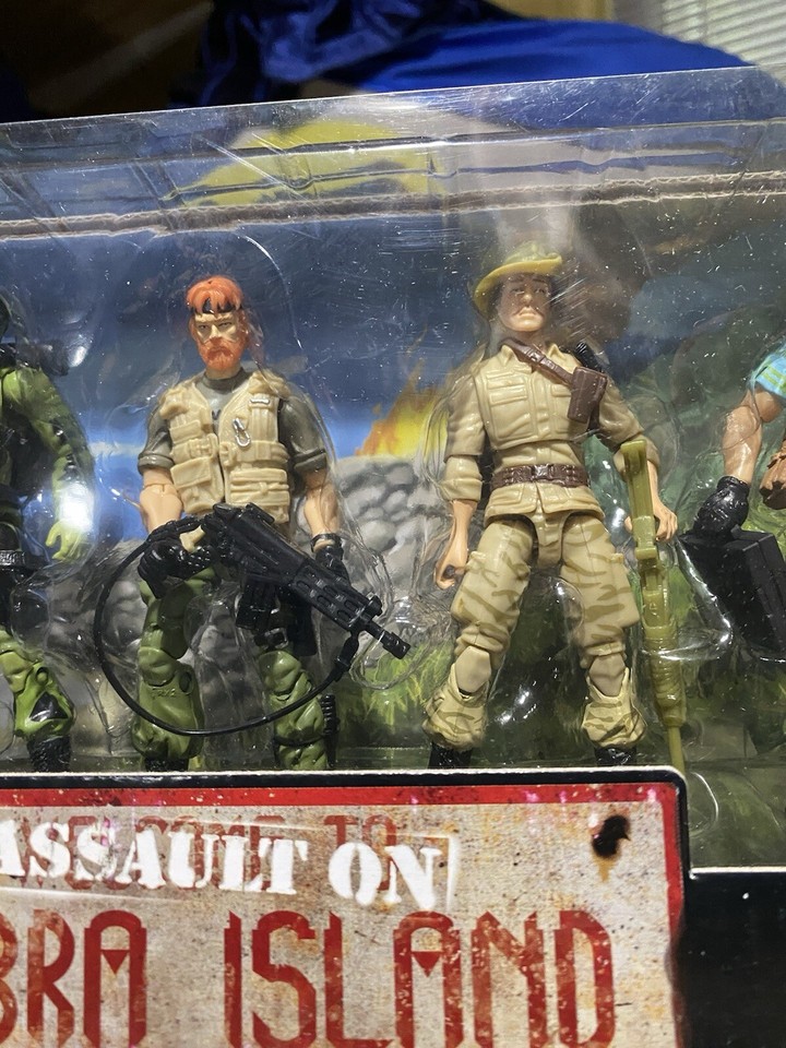 GI Joe 25th 2009 Assault On Cobra Island New Sealed Shelf Wear eBay