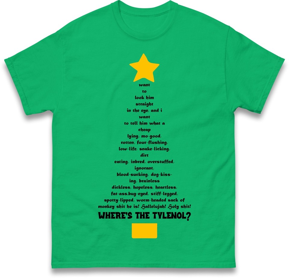 Merry Christmas vacations tee top, where's the tylenol Joke t Shirt eBay