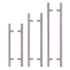 Front Door Pull Handle Satin Stainless Steel 32mm Office Entrance Push Entry