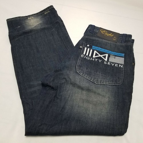 Eight 732 Men's Distressed Med Wash 