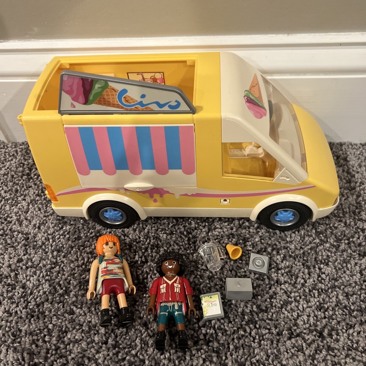 Playmobil City Life Ice Cream Truck Set #9114 Incomplete | eBay