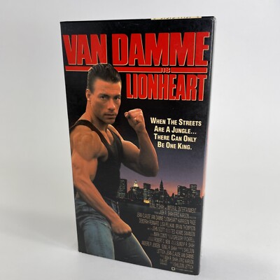 Lionheart (VHS, 1990) Jean-Claude Van Damme, Harrison Page, Lisa