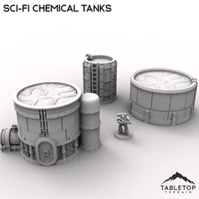 Sci-Fi Chemical Tanks - Grimdark Gothic Wargaming Tabletop