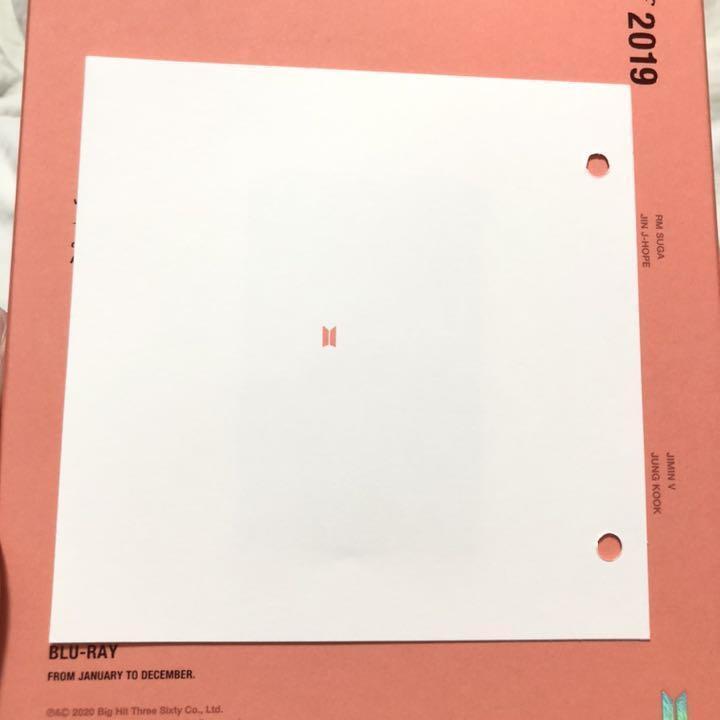 BTS MEMORIES 2019 Blu-Ray JIN Trading Card Official from