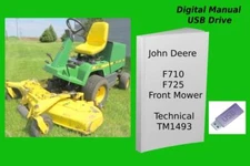 John Deere F710  F725 Front Mower Technical Manual See Description
